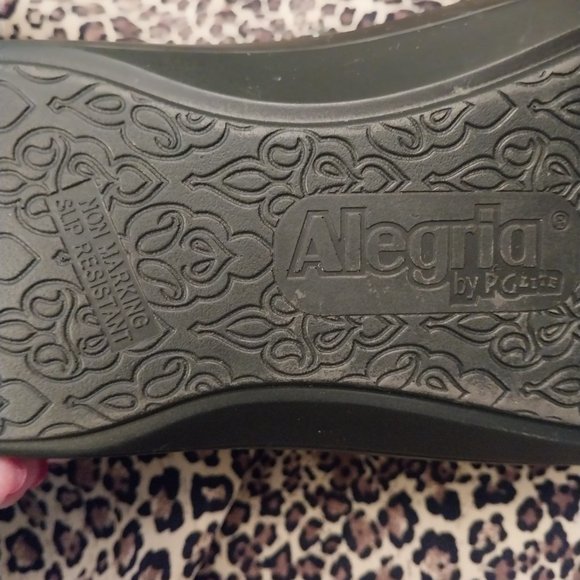 2459 Size 9 Alegria Dwette Cultivate Grey and Black Shoes - Picture 8 of 9